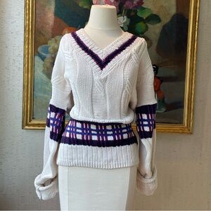 Vintage Varsity Preppy Sweater